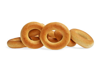 Bagels isolated on a white background