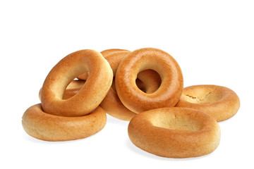 Bagels isolated on a white background