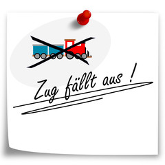 Zug fällt aus !