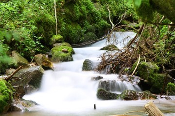 Der Kühllochbach (Himmelsbach) in Zell im Wiesental © helixhoyt
