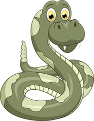 Cute snake cartoon