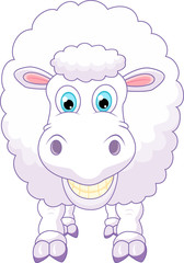 Cute sheep cartoon