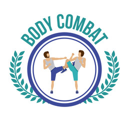 Obraz premium Body Combat design