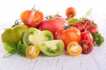 assortment of tomato