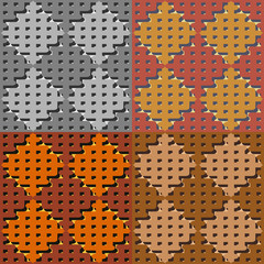 Set color of seamless geometric patterns