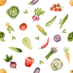 Watercolor seamless pattern