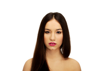 Fototapeta premium Beauty woman with full make up.
