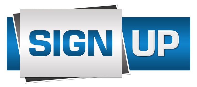 Sign Up Blue Grey Horizontal 
