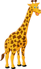 Obraz premium Cute giraffe cartoon