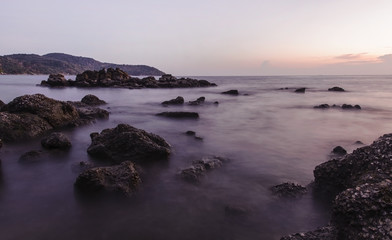 Seascape During Sunrise. Beautiful Natural Seascape,Kata Beach,