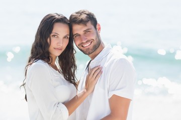 Obraz premium happy couple smiling