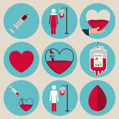 Donate Blood design