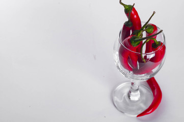 Red hot peppers