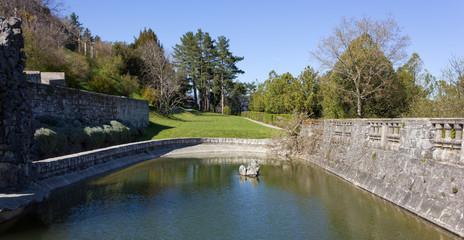 Naklejka premium Garden in Stanjel, Slovenia