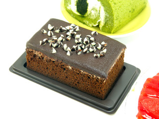 sweet brownies or chocolate cakes