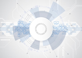 Obraz premium abstract future technology concept background, vector