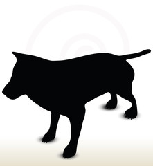 animal wolf silhouette