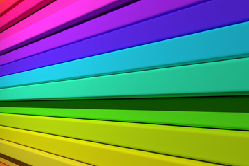 3d colored bars