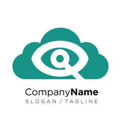 Cloud logo icon vector