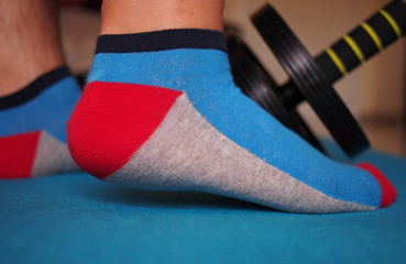 Home sport exercises for elderly people