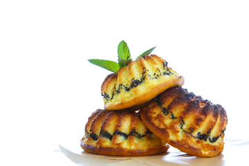 muffin with cheese stuffing poppy
