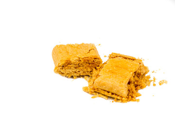 Kacang tumbuk or mashed peanut nuggets, a popular snack