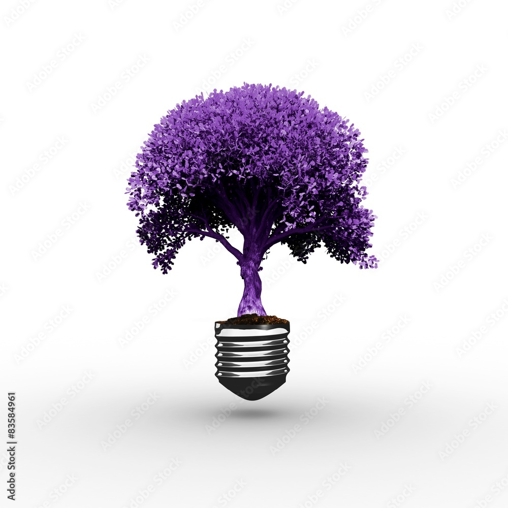 Poster Composite image of empty light bulb