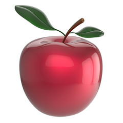 Apple ripe red fruit nutrition antioxidant fresh beauty icon