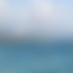Abstract colorful blurred vector background. Sea and sky style
