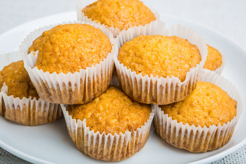 Fresh baked homemade healthy muffins