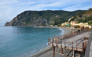 Fototapeta na wymiar Monterosso al Mare, Cinque Terre in Liguria, Italy.