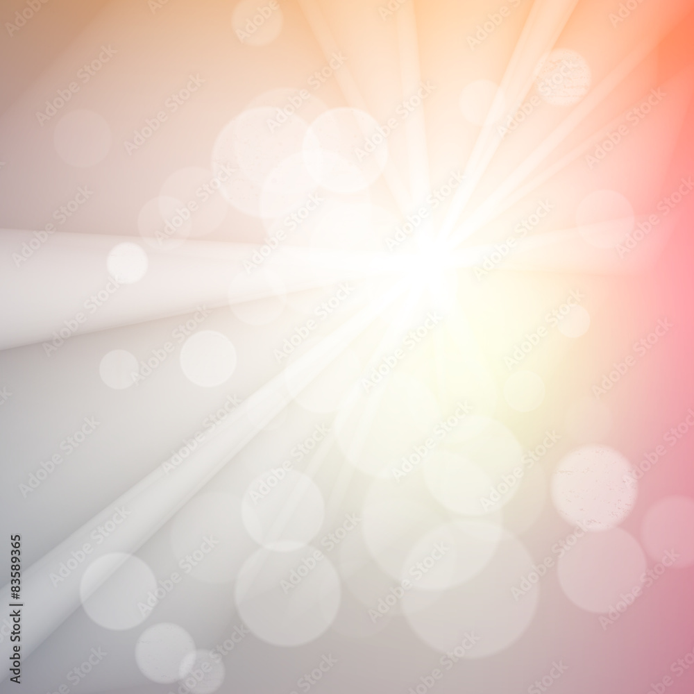Aufkleber Abstract bokeh sparkles on blurred background