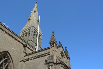 Fototapeta na wymiar Leicester cathedral