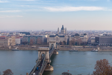 View of Budapest from the Buda hills, Hungary