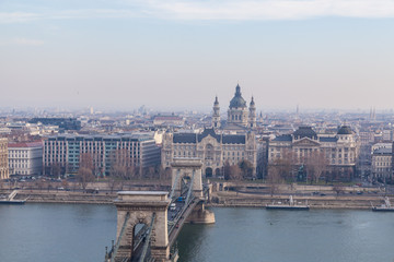 View of Budapest from the Buda hills, Hungary