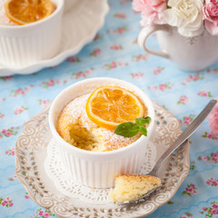 Lemon pudding cake