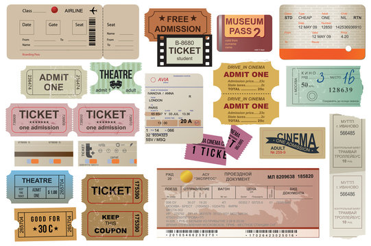 World traveller tickets collection