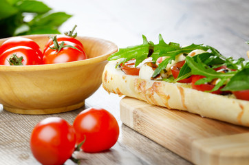 Caprese sandwich
