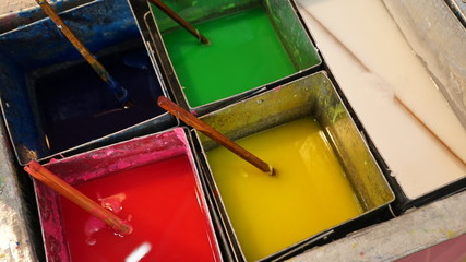 colored wax for candles