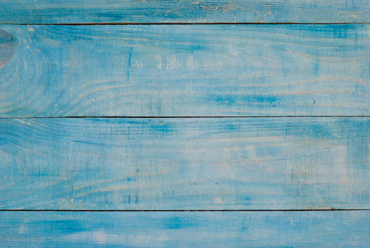 Blue wooden background