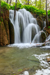 Waterfall in deep forest