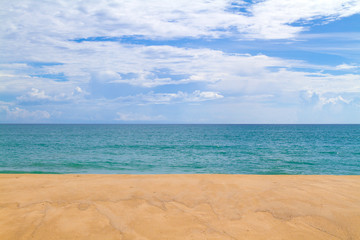 Beauty of Sea sand sky in pang-nga Thailand
