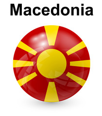 Obraz premium macedonia official state flag