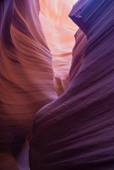 AZ-Upper Antelope Canyon, a magnificent and famous slot canyon