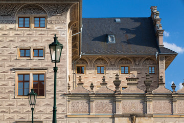 The famous Schwarzenberg Palace  near the Prague Castle