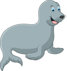 Cute seal cartoon