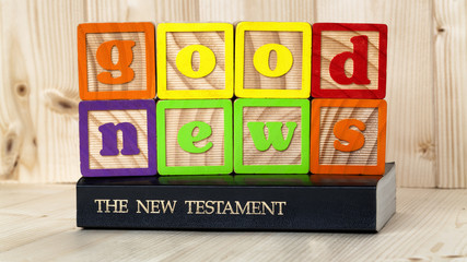 The good news of the New Testament - obrazy, fototapety, plakaty