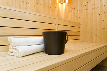 Fototapeta na wymiar Modern Sauna