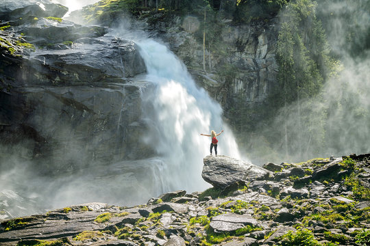 Fototapeta Krimmler Wasserfall