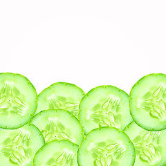 The Sliced Cucumber as lower border